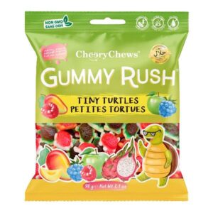 Gummy Rush Tiny Turtles Gummy Candy 3.1oz 12ct
